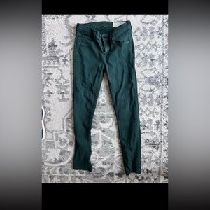 Rag & Bone dark Green Skinny Jeans